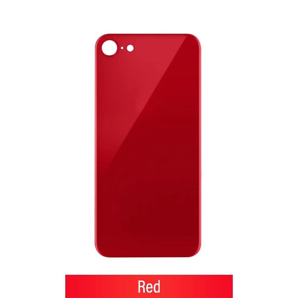 Rear Glass Replacement with Bigger Size Camera Cut-out for iPhone 8 (NO LOGO)-Red Rear Glass Replacement with Bigger Size Camera Cut-out for iPhone 8 (NO LOGO)-Red